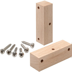 Montageset Hout C-profiel 