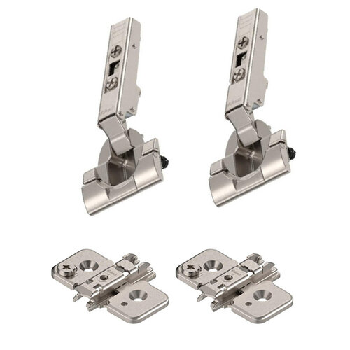 Opdekscharnier 110 gr set voor deurhoogte tot 90 cm   