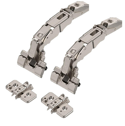 Opdekscharnier 155 gr set voor deurhoogte tot 90 cm.