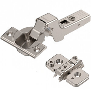 Inliggend scharnier 110 gr schroefversie met veer