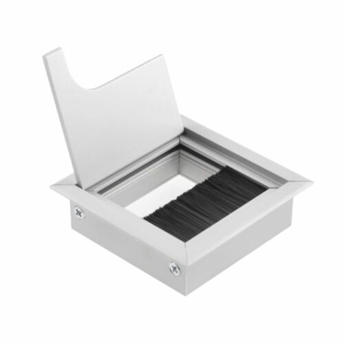 Kabeldoorvoer, aluminium, vierkant