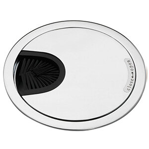 Kabeldoorvoer verchroomd Ø 80mm