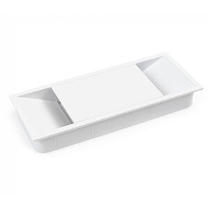 Kabeldoorvoer Plaswire 152 kunststof, Wit