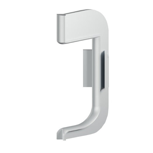 Binnenhoek geschikt voor C-profiel voor LED, aluminium look