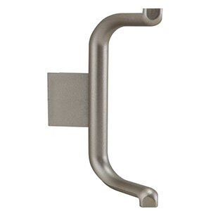 Buitenhoek voor C-profiel, RVS-look