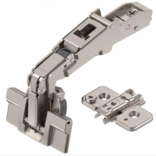  Opdekscharnier 170 graden insertaversie met veer