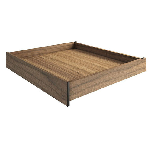 TA'OR BOX binnenlade, inbouwhoogte 80 mm (N/Z), notenfineer tot 60cm