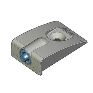 Blum Servo-Drive veerdemper in houder om te schroeven